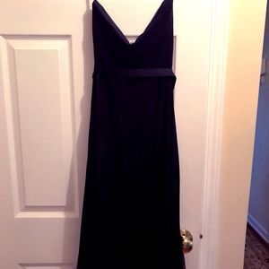 Strapless + Pleated White House Black Market Dress
